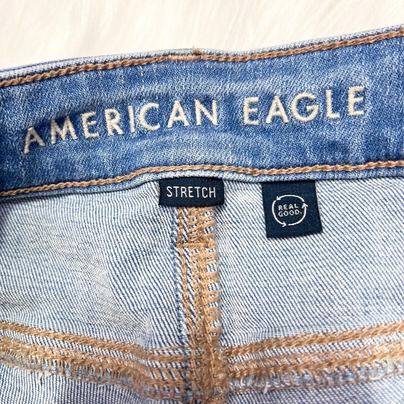 👖|•AMERICAN EAGLE•| High-Rise Skinny Kick Stretch Jeans Size 14 Short👖 - Picture 7 of 9